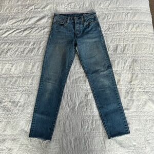 Vintage Levi’s White Oak Cone Denim Skinny Straight Cut